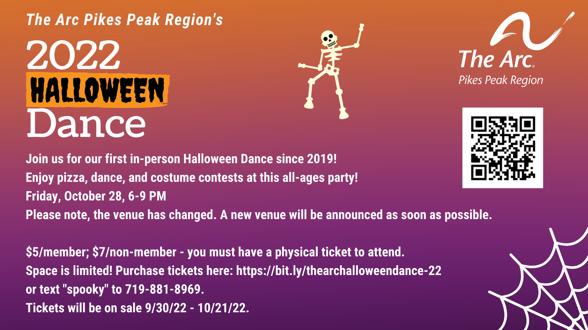 Venue TBD_FB Event 2022 Halloween Dance The Arc Pikes Peak Region